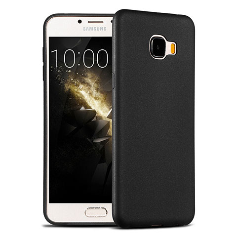 Funda Silicona Ultrafina Goma para Samsung Galaxy C7 SM-C7000 Negro