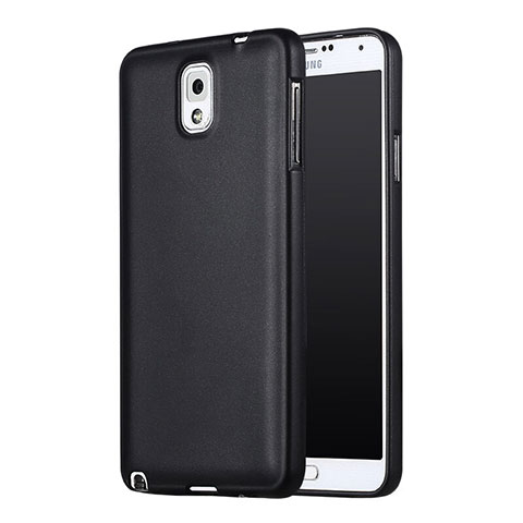 Funda Silicona Ultrafina Goma para Samsung Galaxy Note 3 N9000 Negro