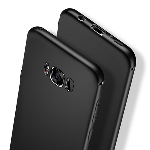 Funda Silicona Ultrafina Goma para Samsung Galaxy S8 Plus Negro