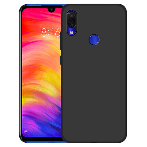 Funda Silicona Ultrafina Goma para Xiaomi Redmi 7 Negro