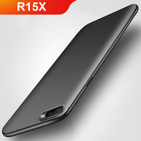 Funda Silicona Ultrafina Goma S02 para Oppo R15X Negro