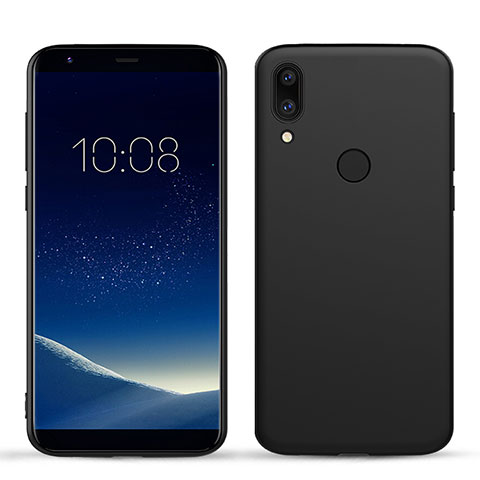 Funda Silicona Ultrafina Goma S02 para Xiaomi Mi Mix 3 Negro