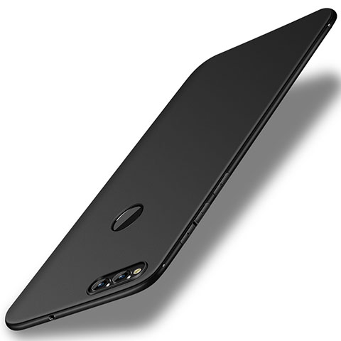 Funda Silicona Ultrafina Goma S03 para Huawei Honor 7X Negro