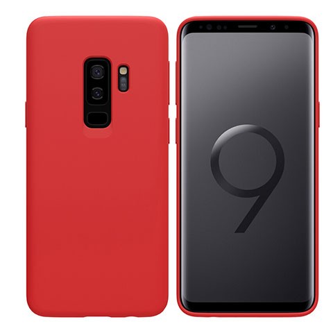 Funda Silicona Ultrafina Goma S03 para Samsung Galaxy S9 Plus Rojo