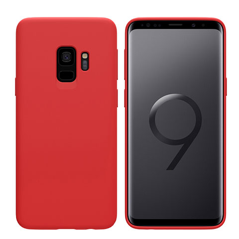 Funda Silicona Ultrafina Goma S03 para Samsung Galaxy S9 Rojo