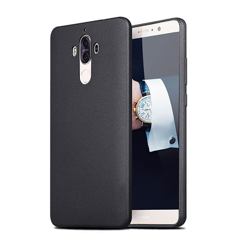 Funda Silicona Ultrafina Goma S04 para Huawei Mate 9 Negro