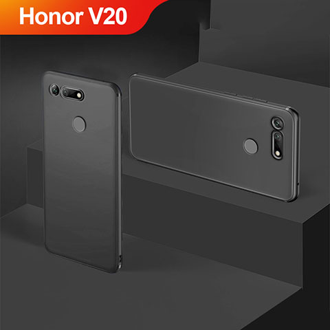 Funda Silicona Ultrafina Goma S05 para Huawei Honor V20 Negro
