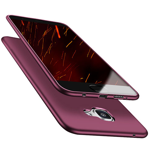 Funda Silicona Ultrafina Goma S05 para Samsung Galaxy A9 (2016) A9000 Morado