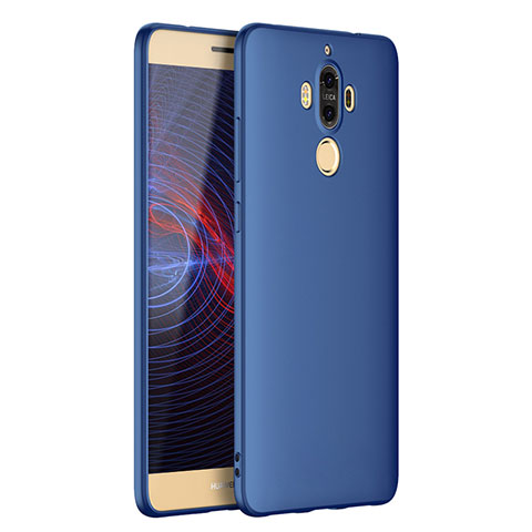 Funda Silicona Ultrafina Goma S08 para Huawei Mate 9 Azul