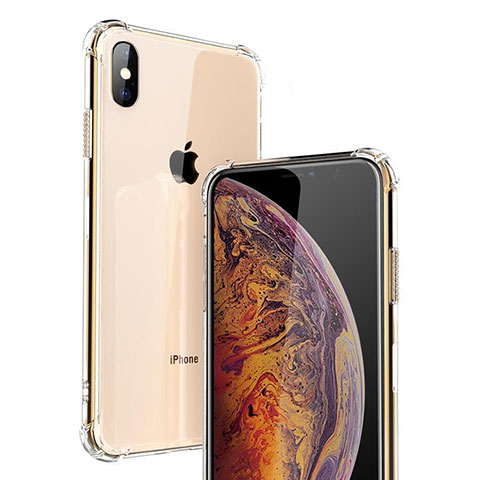 Funda Silicona Ultrafina Transparente C20 para Apple iPhone X Claro