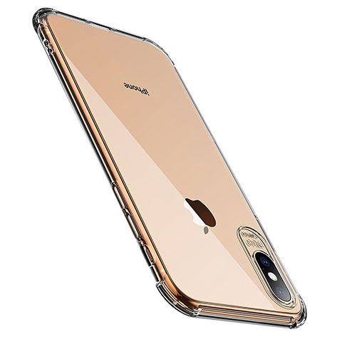 Funda Silicona Ultrafina Transparente C23 para Apple iPhone X Claro