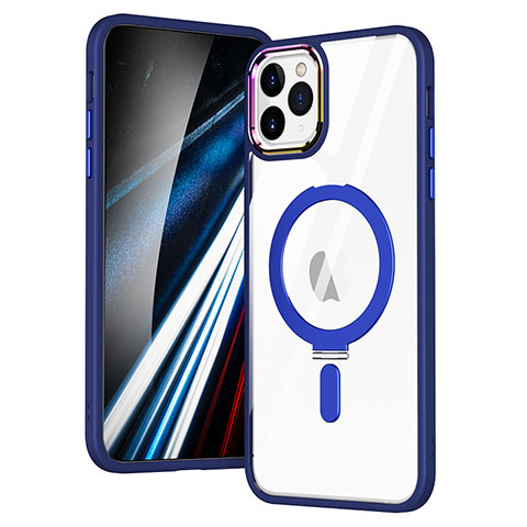 Funda Silicona Ultrafina Transparente con Mag-Safe Magnetic SD1 para Apple iPhone 11 Pro Azul