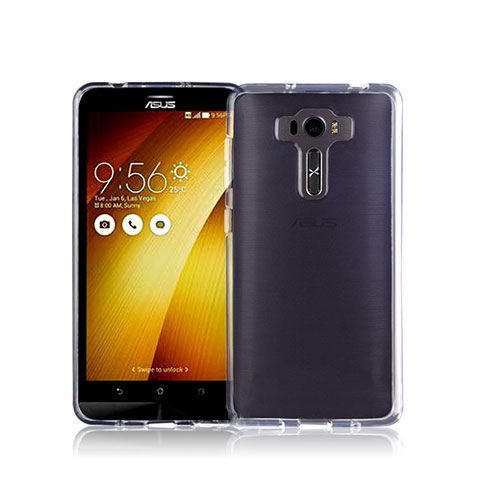 Funda Silicona Ultrafina Transparente para Asus Zenfone 3 Deluxe ZS570KL ZS550ML Claro