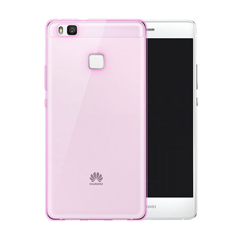 Funda Silicona Ultrafina Transparente para Huawei G9 Lite Rosa