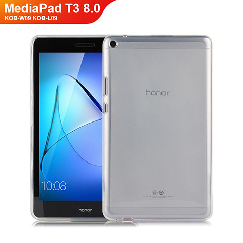 Funda Silicona Ultrafina Transparente para Huawei MediaPad T3 8.0 KOB-W09 KOB-L09 Claro