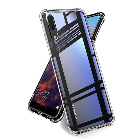 Funda Silicona Ultrafina Transparente para Huawei P20 Claro