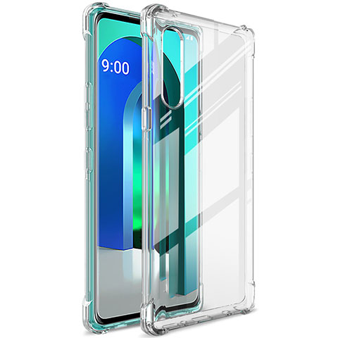 Funda Silicona Ultrafina Transparente para LG Velvet 4G Claro