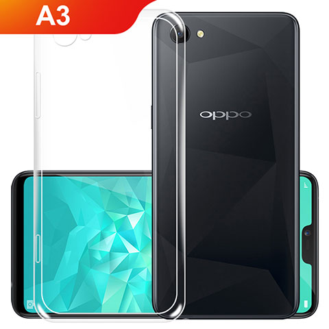 Funda Silicona Ultrafina Transparente para Oppo A3 Claro