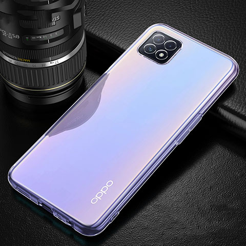 Funda Silicona Ultrafina Transparente para Oppo A53 5G Claro