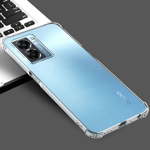 Funda Silicona Ultrafina Transparente para Oppo A56S 5G Claro