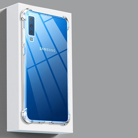 Funda Silicona Ultrafina Transparente para Samsung Galaxy A7 (2018) A750 Claro