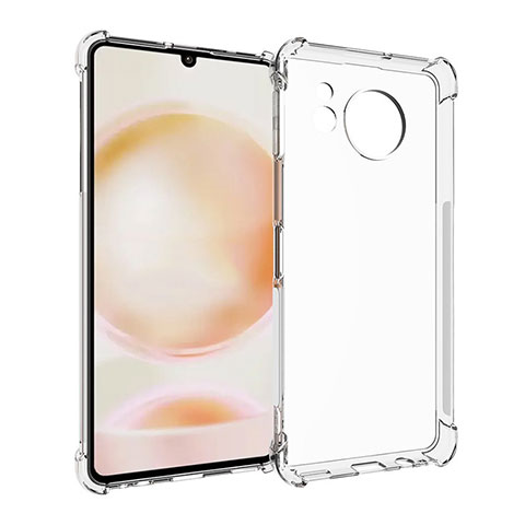 Funda Silicona Ultrafina Transparente para Sharp Aquos Sense7 Claro