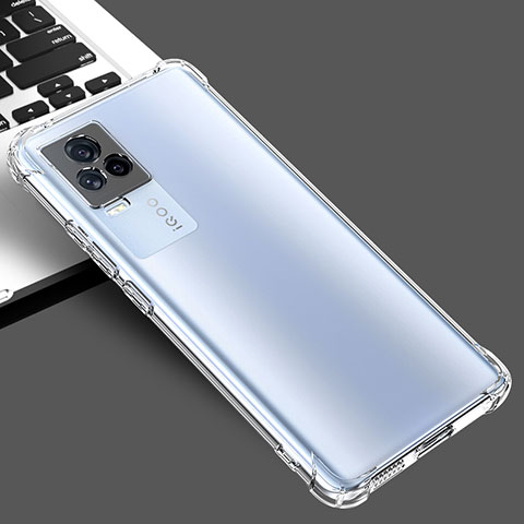 Funda Silicona Ultrafina Transparente para Vivo iQOO 7 Legend 5G Claro