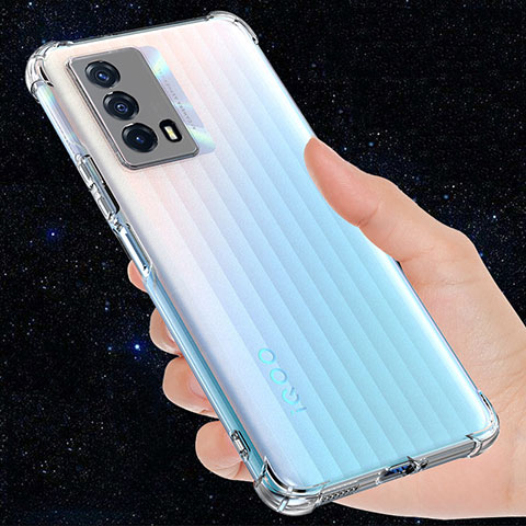 Funda Silicona Ultrafina Transparente para Vivo iQOO Z5 5G Claro