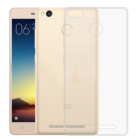 Funda Silicona Ultrafina Transparente para Xiaomi Redmi 3 High Edition Claro