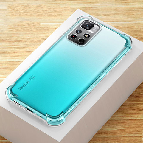 Funda Silicona Ultrafina Transparente para Xiaomi Redmi Note 11 5G Claro