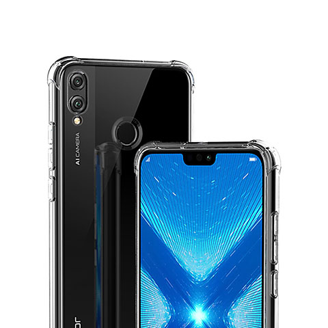 Funda Silicona Ultrafina Transparente T02 para Huawei Honor 8X Claro