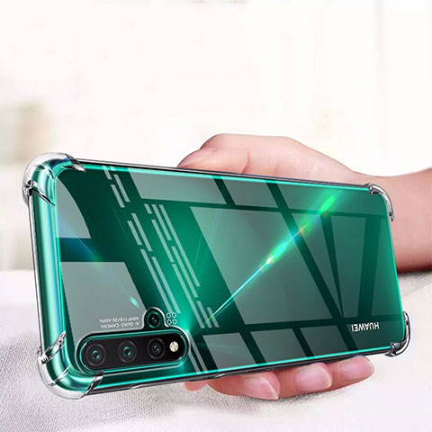 Funda Silicona Ultrafina Transparente T02 para Huawei Nova 5 Claro