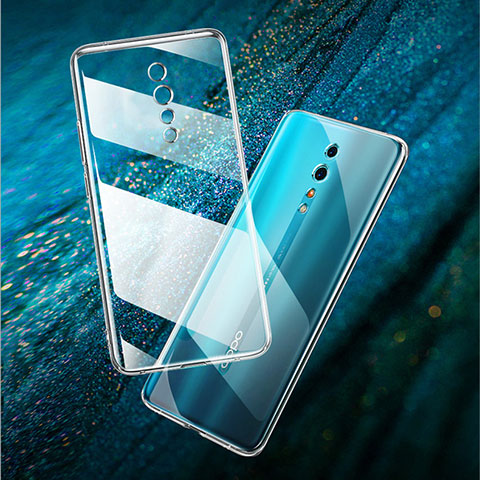 Funda Silicona Ultrafina Transparente T02 para Oppo Reno Z Claro