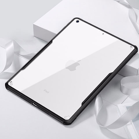 Funda Silicona Ultrafina Transparente T04 para Apple iPad 10.2 (2019) Negro