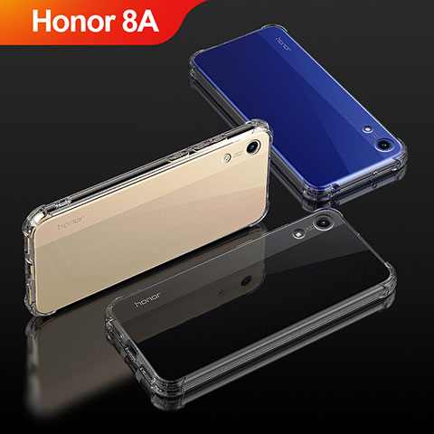 Funda Silicona Ultrafina Transparente T04 para Huawei Y6 Prime (2019) Claro