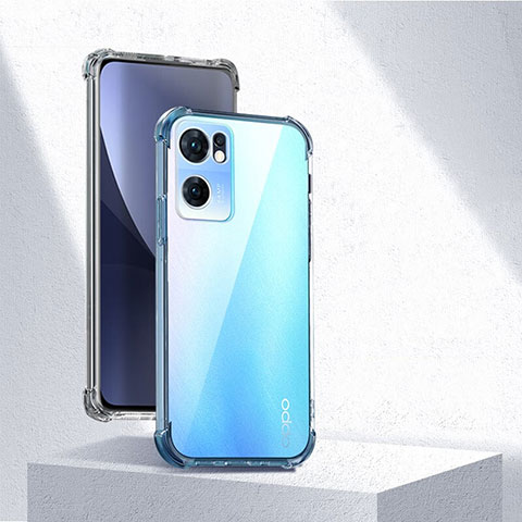 Funda Silicona Ultrafina Transparente T04 para Oppo Reno7 SE 5G Claro