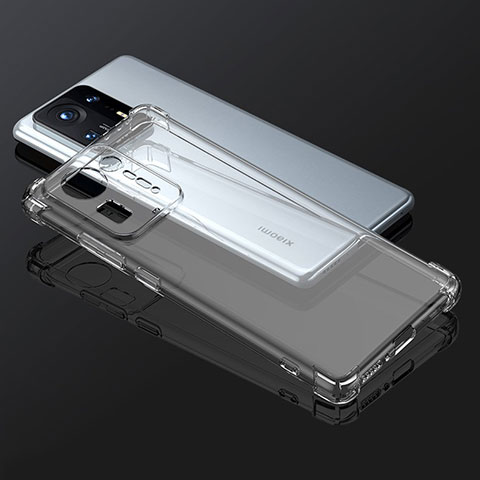 Funda Silicona Ultrafina Transparente T04 para Xiaomi Mi Mix 4 5G Claro