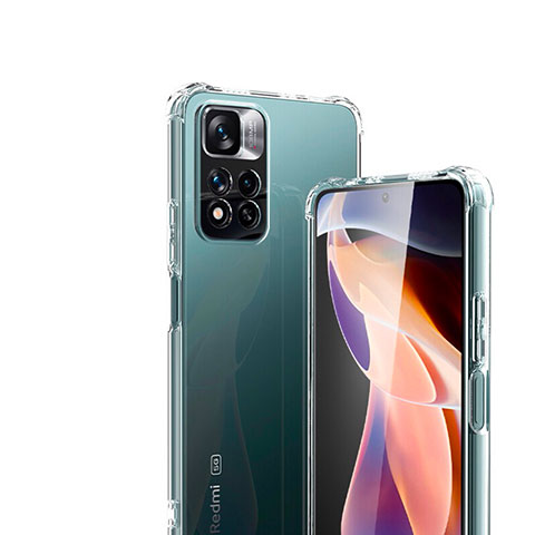 Funda Silicona Ultrafina Transparente T04 para Xiaomi Poco M4 Pro 5G Claro