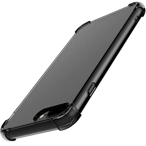 Funda Silicona Ultrafina Transparente T06 para Apple iPhone 8 Plus Gris