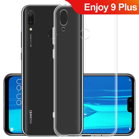 Funda Silicona Ultrafina Transparente T06 para Huawei Enjoy 9 Plus Claro