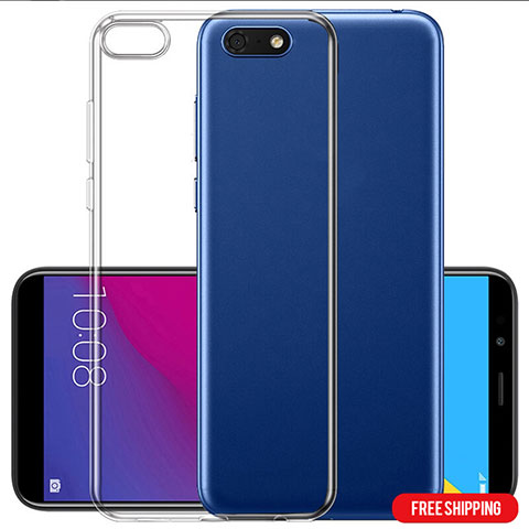 Funda Silicona Ultrafina Transparente T06 para Huawei Honor 7S Claro