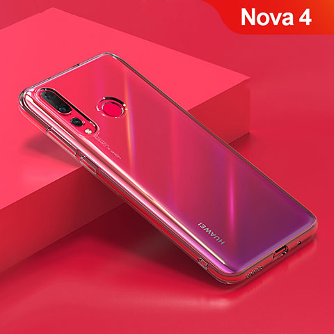 Funda Silicona Ultrafina Transparente T06 para Huawei Nova 4 Claro