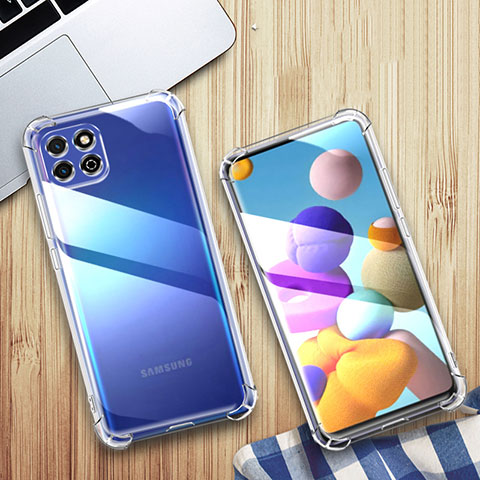 Funda Silicona Ultrafina Transparente T06 para Samsung Galaxy A22s 5G Claro