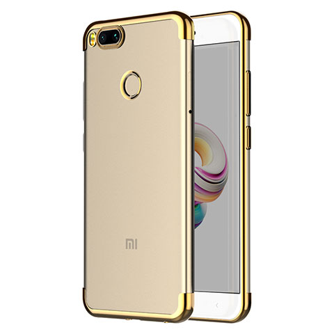 Funda Silicona Ultrafina Transparente T06 para Xiaomi Mi 5X Oro