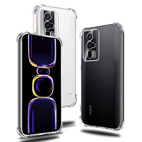 Funda Silicona Ultrafina Transparente T06 para Xiaomi Redmi K60 5G Claro