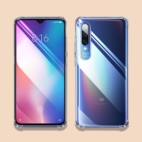 Funda Silicona Ultrafina Transparente T07 para Xiaomi Mi 9 Claro