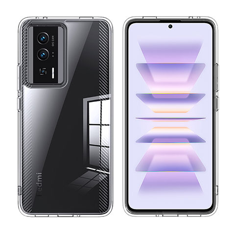 Funda Silicona Ultrafina Transparente T07 para Xiaomi Poco F5 Pro 5G Claro