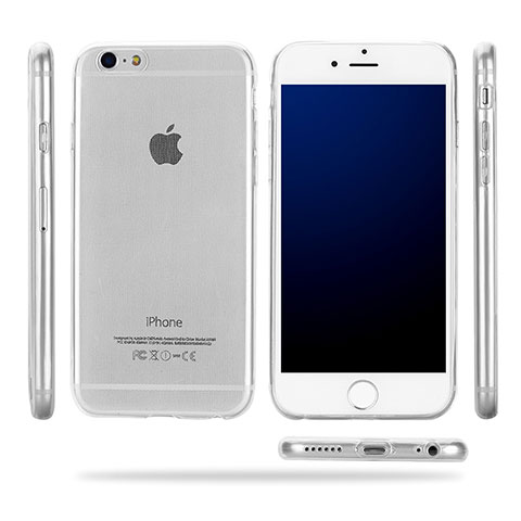 Funda Silicona Ultrafina Transparente T09 para Apple iPhone 6S Claro