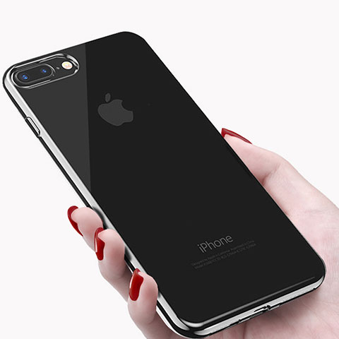 Funda Silicona Ultrafina Transparente T09 para Apple iPhone 8 Plus Claro