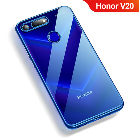 Funda Silicona Ultrafina Transparente T12 para Huawei Honor View 20 Azul